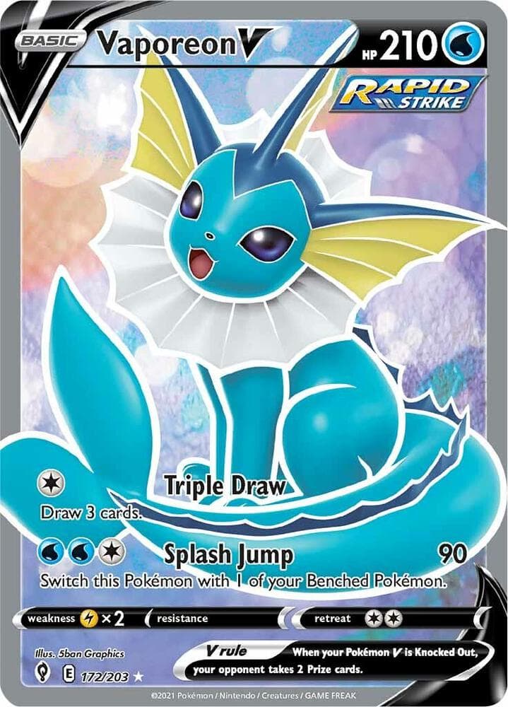 Vaporeon V Full Art