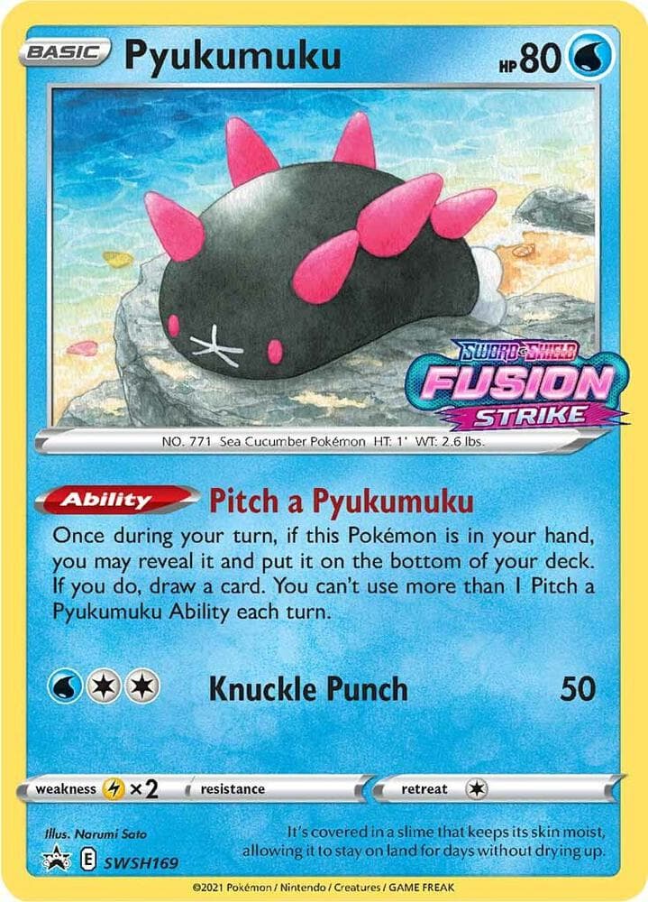 Pyukumuku SWSH169 Prerelease