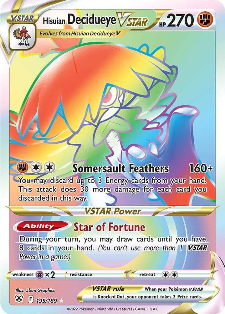 Hisuian Decidueye VSTAR Secret