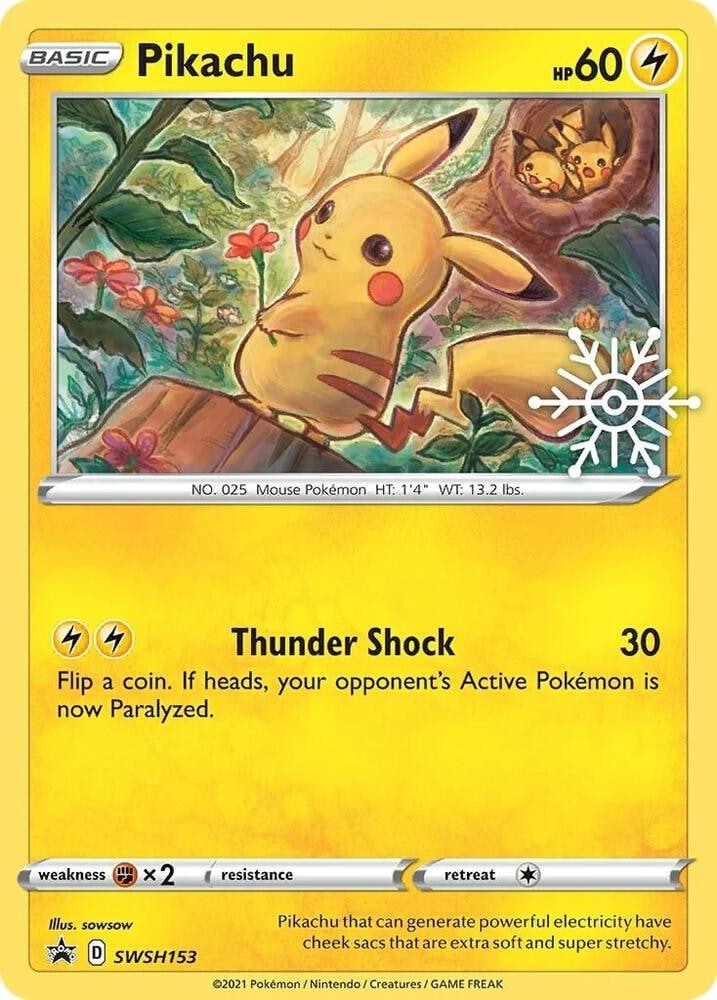 Pikachu SWSH153 Holiday Calendar