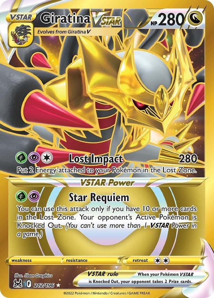Giratina VSTAR 212 Secret