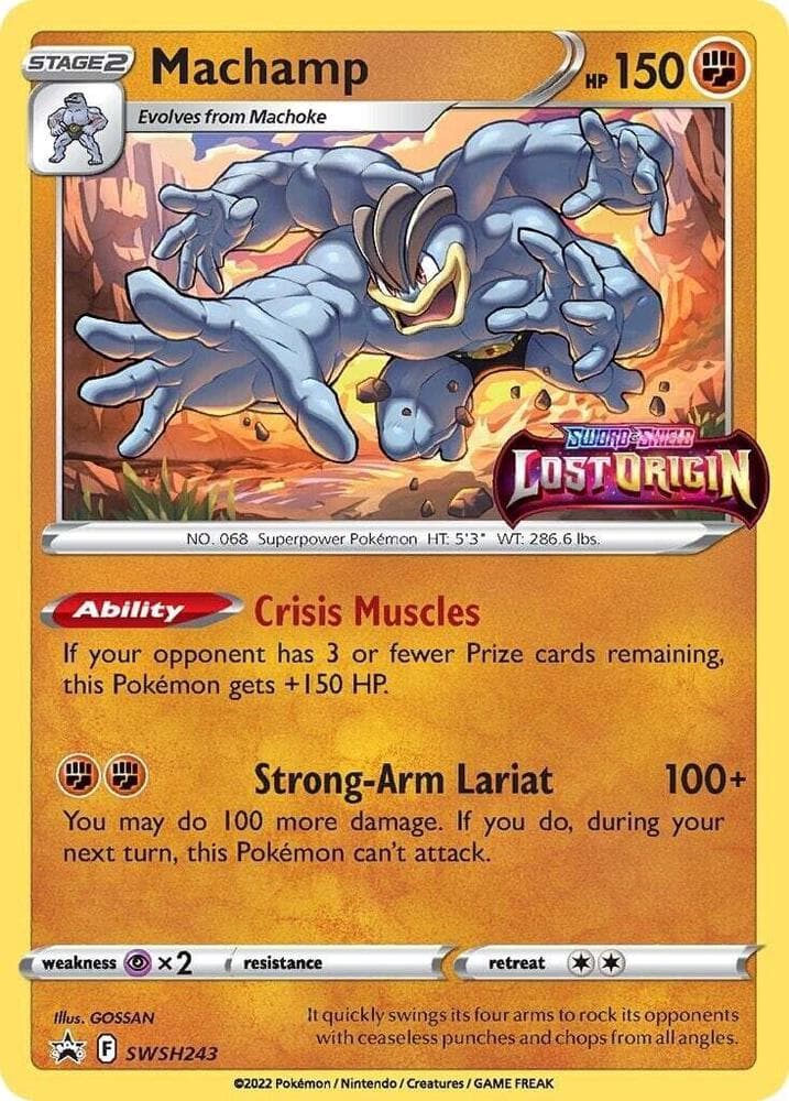 Machamp SWSH243 Prerelease