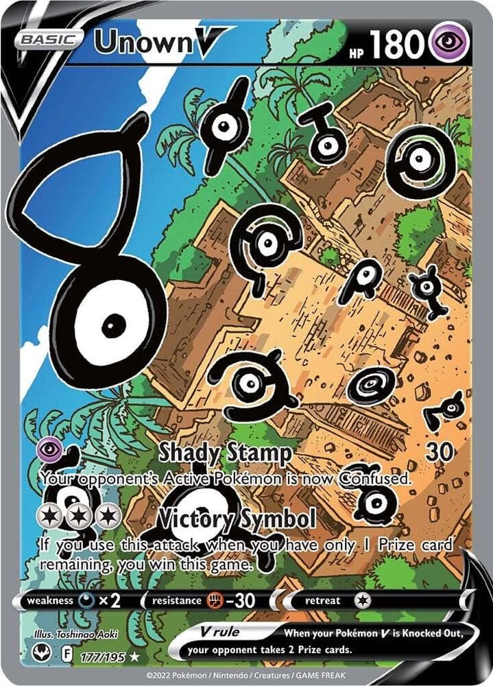 Unown V Alternate Full Art