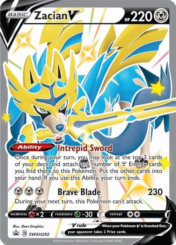 Zacian V Shiny