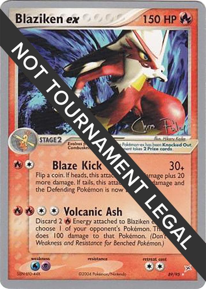 Blaziken ex 2004 Chris Fulop