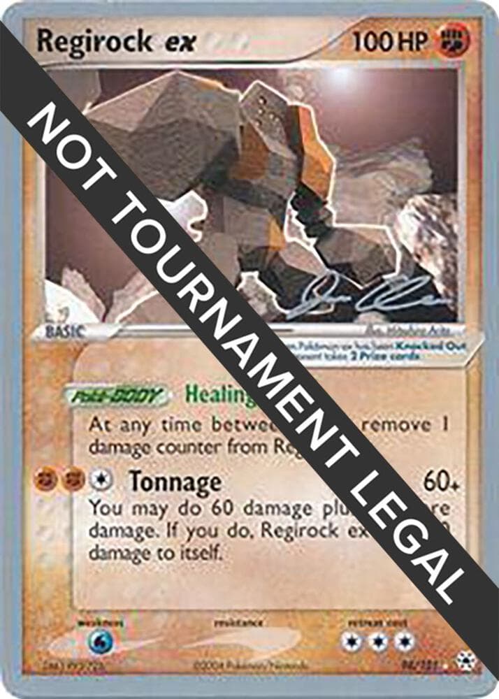 Regirock ex 2006 Jason Klaczynski