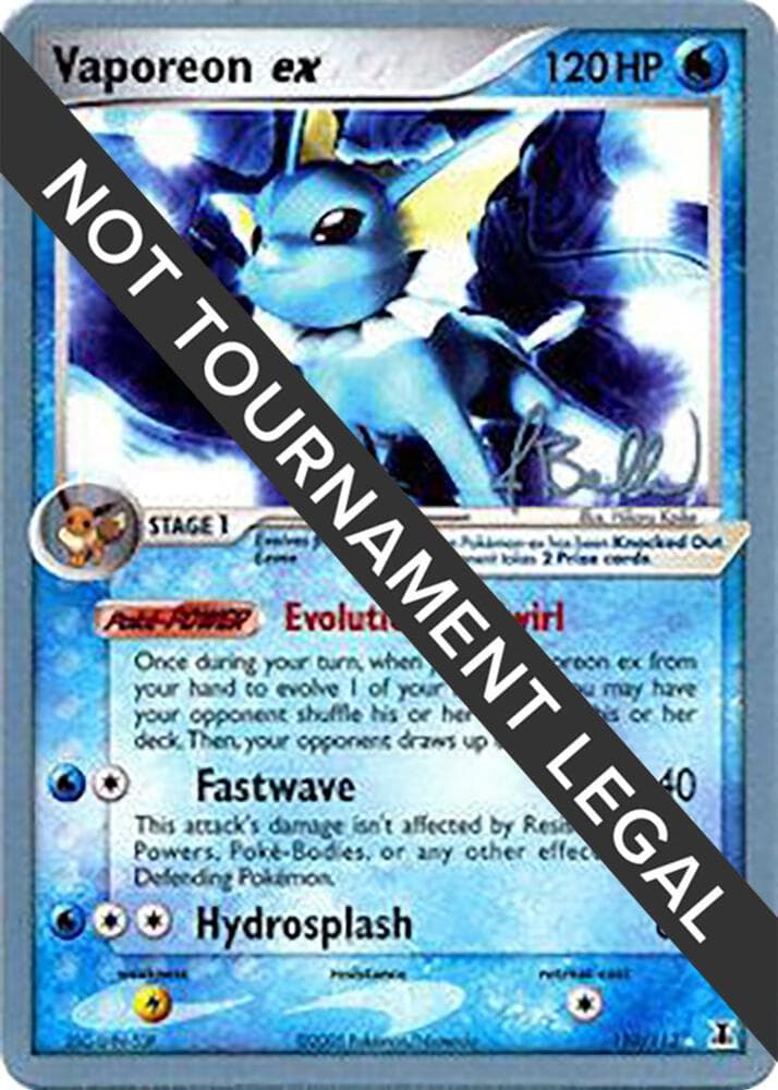 Vaporeon ex 2006 Jimmy Ballard