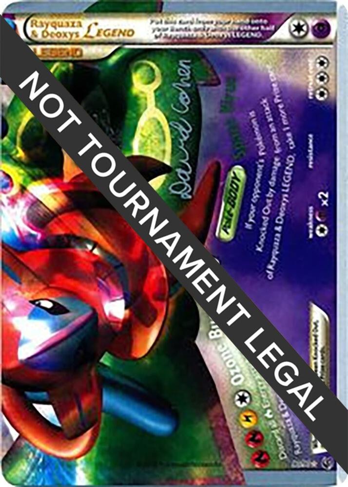 Rayquaza & Deoxys Legend 90 2011 David Cohen