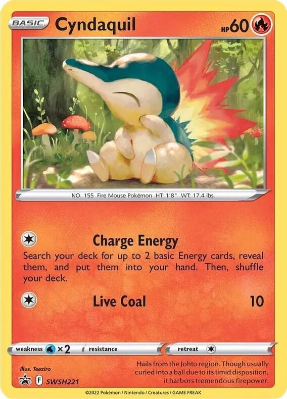 Cyndaquil SWSH221 Cosmos Holo