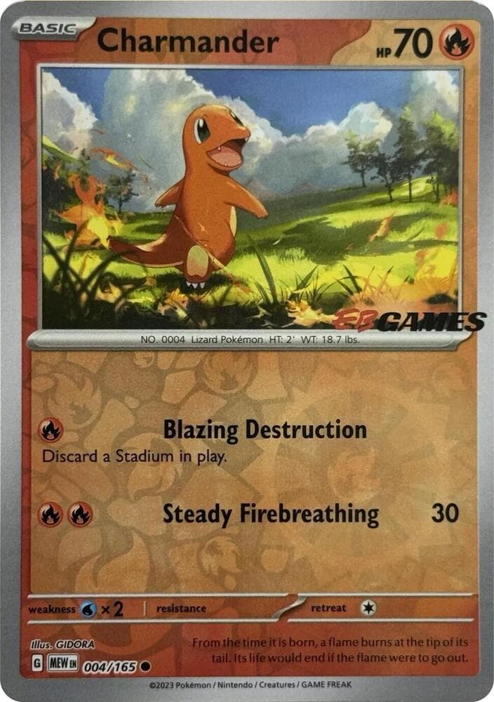 Charmander 004 165 EBGames Exclusive