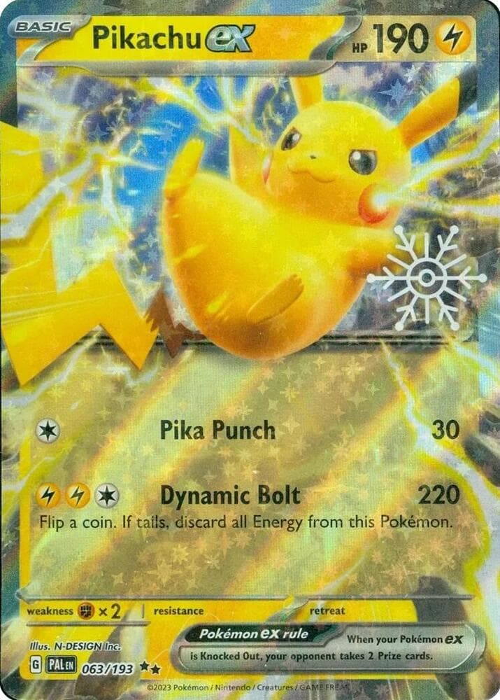 Pikachu ex Holiday Calendar
