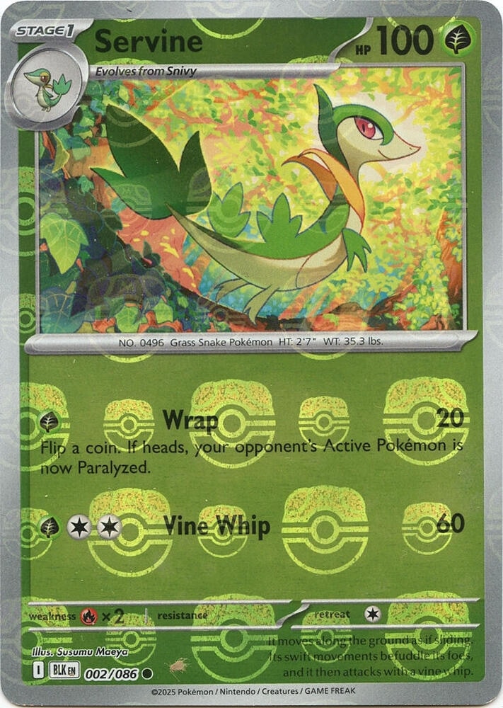 Servine Master Ball Pattern