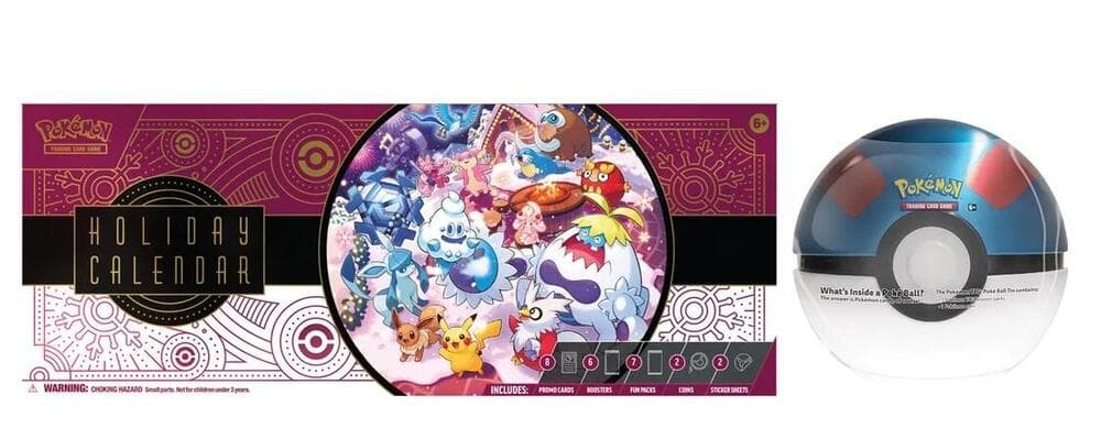 Costco Pokemon Pokemon Holiday Calendar and Great Ball Bundle