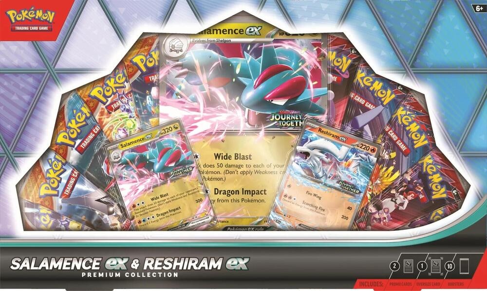 Salamence ex and Reshiram ex Premium Collection