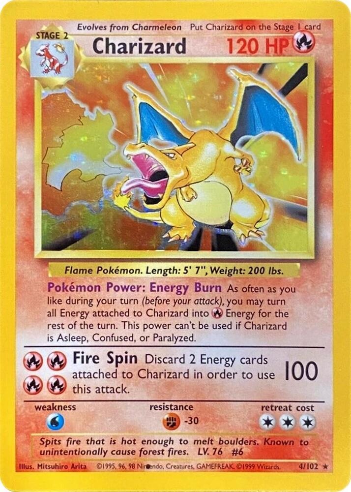 Charizard Black Dot Error