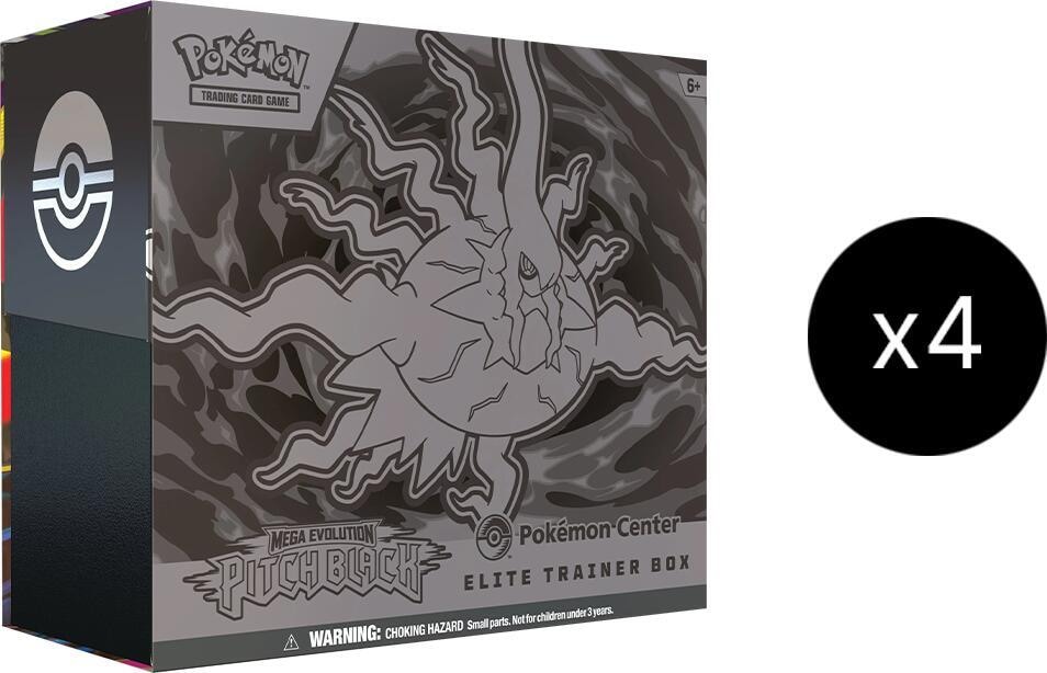 Pitch Black Pokemon Center Elite Trainer Box Case Exclusive
