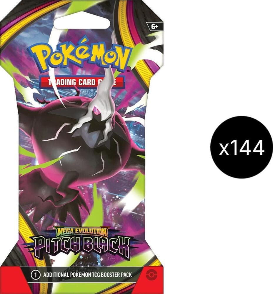 Pitch Black Sleeved Booster Case
