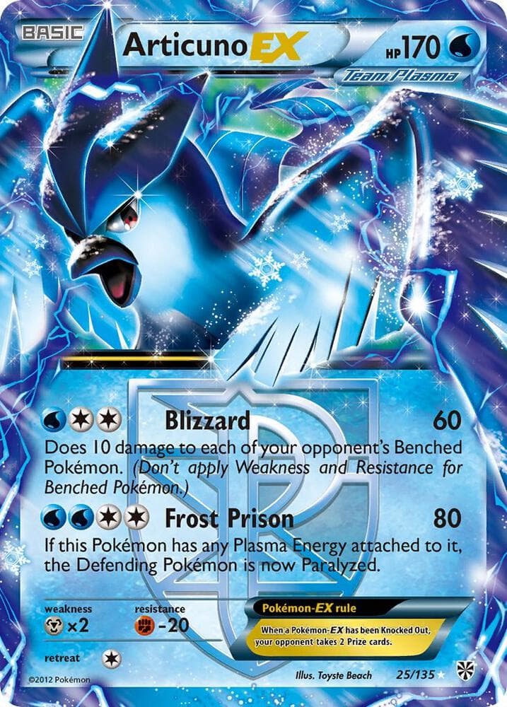 Articuno EX Team Plasma