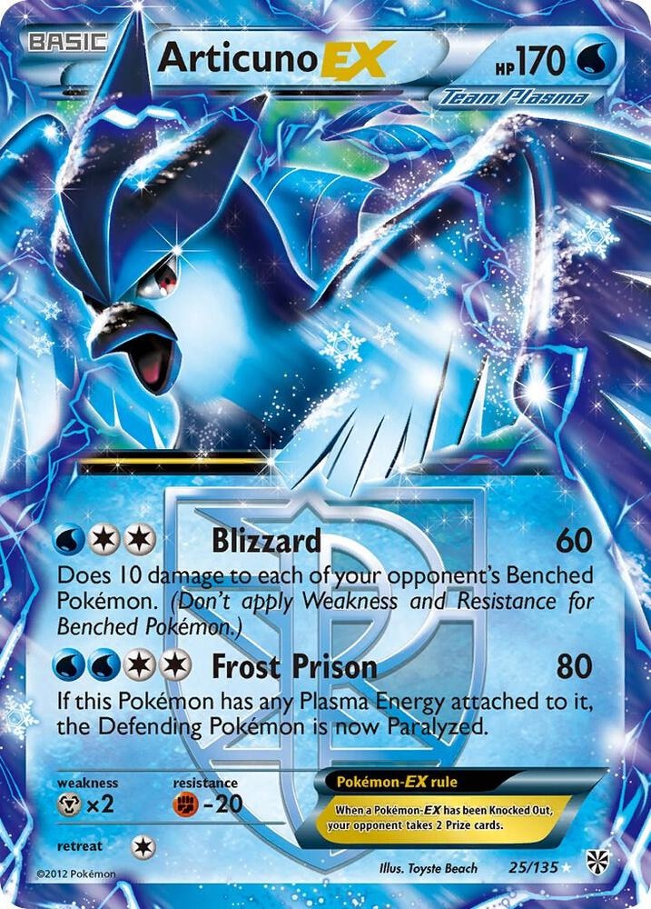 Articuno EX Team Plasma