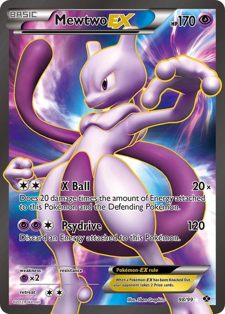 Mewtwo EX 98 Full Art