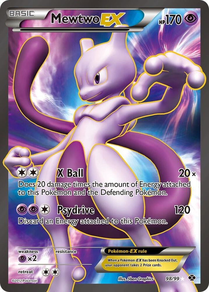 Mewtwo EX 98 Full Art
