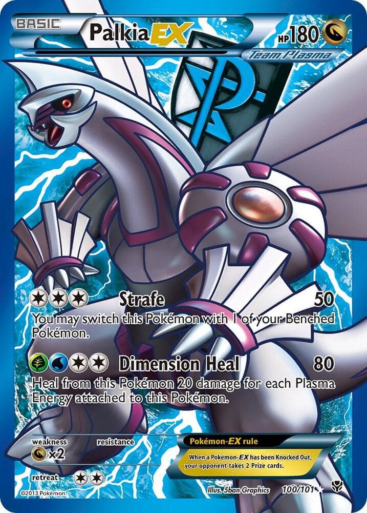 Palkia EX Team Plasma 100 Full Art