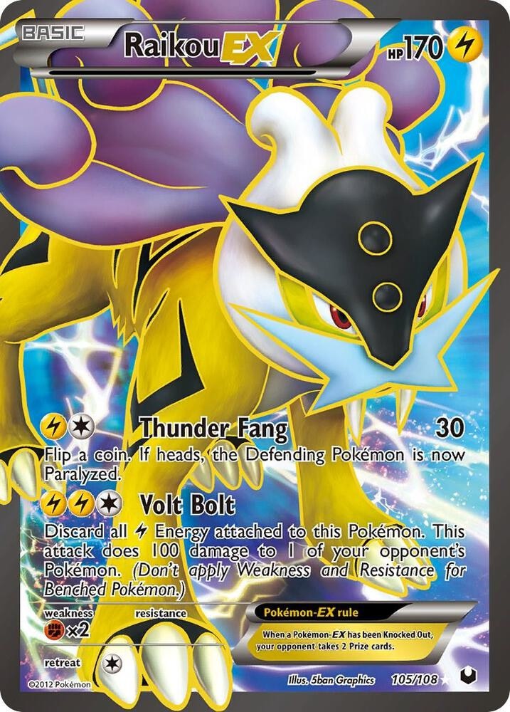 Raikou EX 105 Full Art