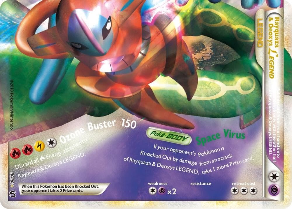 Rayquaza & Deoxys Legend Bottom