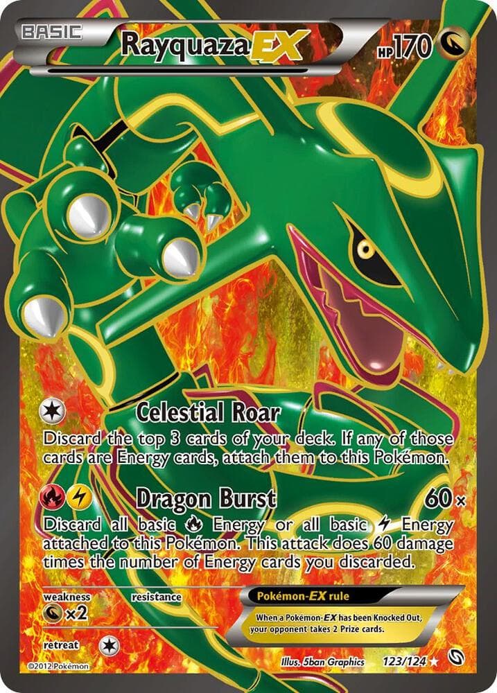 Rayquaza EX 123 Full Art