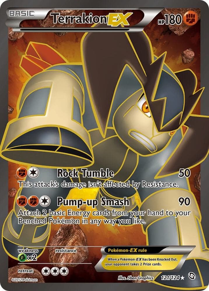 Terrakion EX 121 Full Art