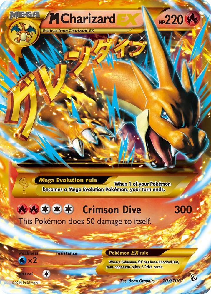 M Charizard EX Y Secret