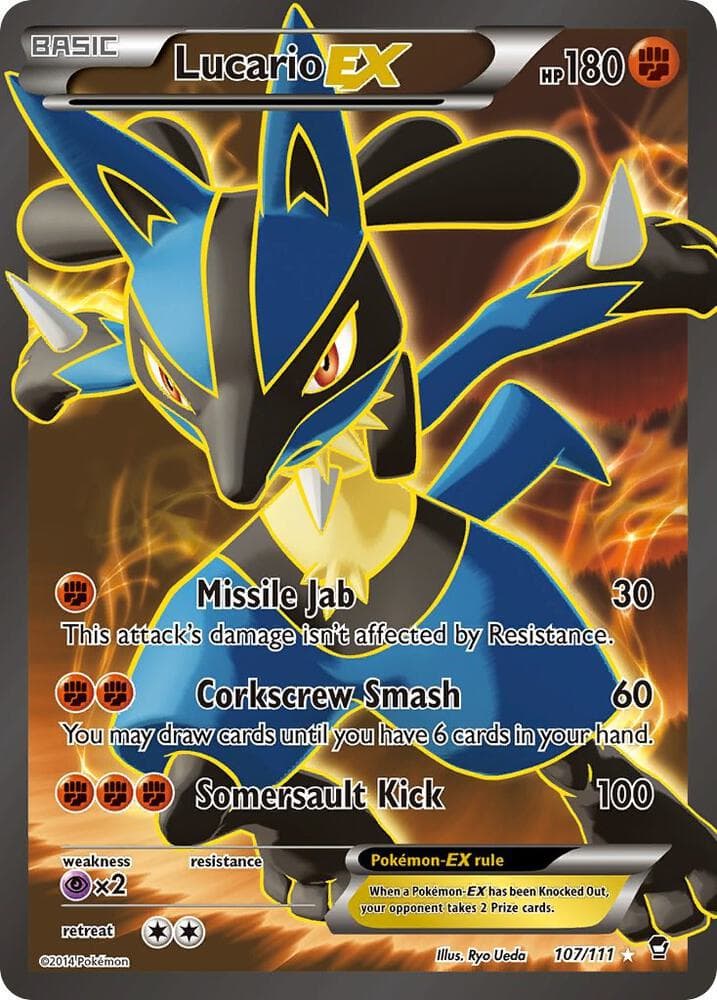 Lucario EX 107 Full Art