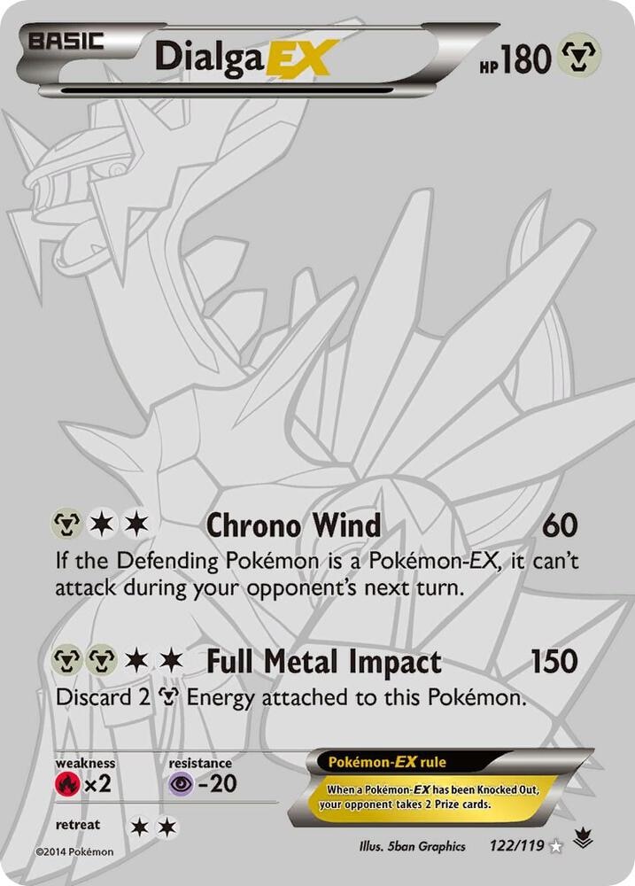 Dialga EX 122 Secret Rare