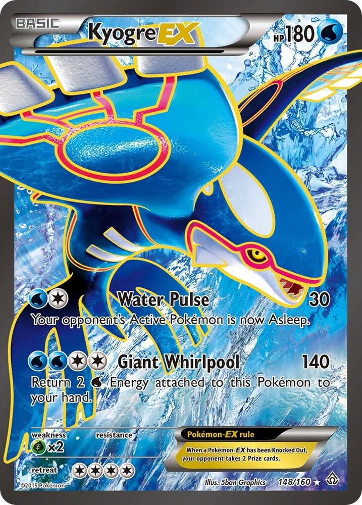 Kyogre EX 148 Full Art