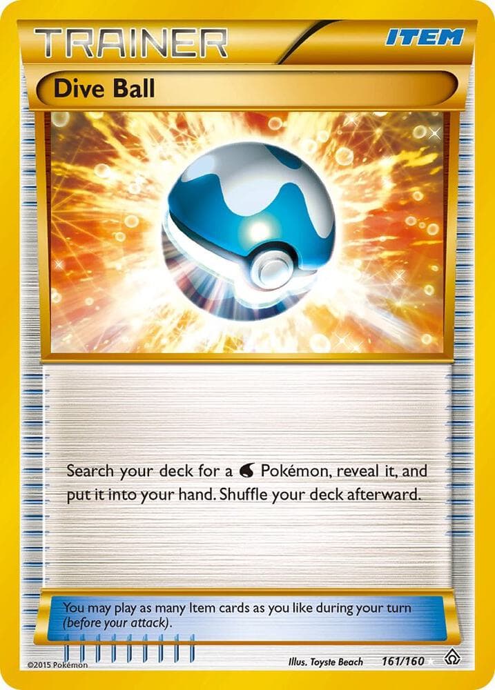 Dive Ball 161 Secret Rare