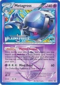 Metagross BW75 Team Plasma Prerelease Staff