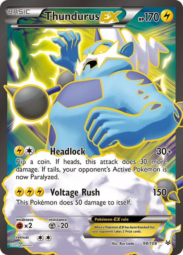 Thundurus EX 98 Full Art
